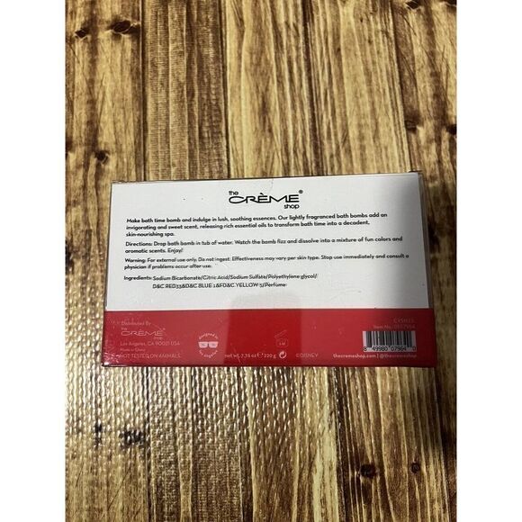 Disney Bath Bomb Duo Set of 2 Limited Edition The Creme Shop - Picture 4 of 5